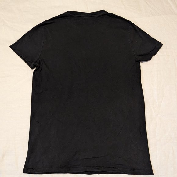 Disturbia Shirt sz M Black Thy Kingdom Come Pentagram Black Goth Distressed - Picture 2 of 3